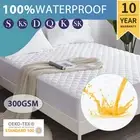 Luxury Fitted Quilted Cotton Cover Mattress Protector Topper Underlay