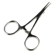 2PK 3.5" Straight Hemostat Forceps Locking Clamps Stainless Steel Surgical Tool