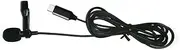 LAPYAPPE Mini Microphone Type C Condenser Mic for Phone Recording Design Noise Reduction for Vlogs Interviews and Live Broadcasts Black