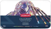 Derwent Coloursoft Colouring Pencils, Drawing & Writing, Set Of 72, Pro Quality