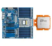 GIGABYTE MZ33-AR0 Motherboard With AMD EPYC 9654 CPU 2.4GHz DDR5 Processor