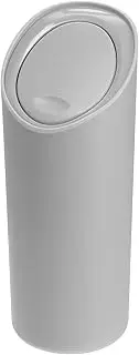 Carmate DZ607 Soft Trash Can Slash Bottle, Small, Ash Gray, Car Trash Can, Slim, Drink Holder, Door Pocket, Stylish