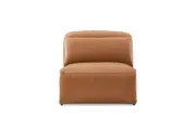 Jaron Leather Power Recliner Armless Sofa