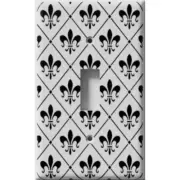 SnazzySwitch Fleur De Lis 3 Decorative Light Switch Plate Cover