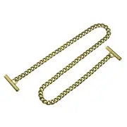 Iron Flat Chain Strap, 39" Handbag Purse Chain Strap DIY Bag Replacement, Bronze