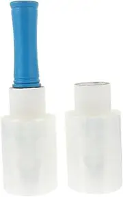 ERINGOGO 1 Set Hand Stretch Wrap with Ergonomic Handle Clear Plastic Moving Film Roll Industrial Strength Packing Wrap for Furniture Boxes and Oddly Shaped Items