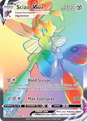 Pokemon – Scizor Vmax 193/189 – Darkness Ablaze – Secret Rare – Rainbow Holo - Single Card