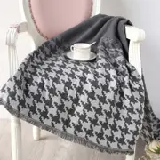 130*150cm Cozy Decorative Knit Woven Throw Blanket Sofa Throw Bed Throw Bed Blanket - Multicolor