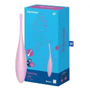 Satisfyer Twirling Joy Tip Vibrator With App Control - # Pink 1pc