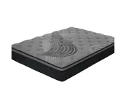 Single Size Euro Top Mattress Bed Pocket Spring Foam Bamboo 34CM Medium Firm