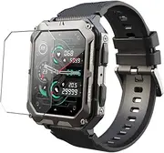 Puccy 3 Pack Screen Protector, compatible with LEMFO SIEMORL C20 PRO 1.83" smartwatch Smart Watch TPU Film Guard （ Not Tempered Glass Protectors）