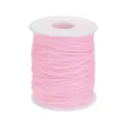 54.6 Yards Hollow Pipe Rubber Cords 2mm Hollow Tube Light Pink