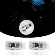 LED Door Logo Projector 3D Ghost Shadow Lights Compatible for XT5 Puddle Lights Welcome Courtesy Light Auto Accesories 2 Pack (XT5 White)