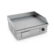 Soga 2200W Stainless Steel Ribbed Griddle Grill Bbq Hot Plate