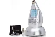 Diamond abrasion Machine Suction Tool, Tone Firm Skin, Home Facial Treatment System Exfoliator Bright Clear Skin Silver