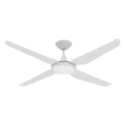 Motion DC Ceiling Fan 52" White LED Light White - 60051
