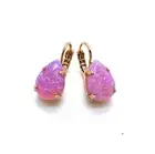 Mariana Earrings Lovely Pear Shaped Rhodochrosite Mineral Winter 2019 Coll.