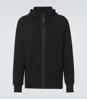 [C.P. Company] C.P. Company Cotton fleece hoodie AU 99 black