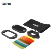 7Pcs Photo Studio Kits Flash Speedlight Honeycomb Grid Diffuser Reflector with M