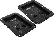 WHAMVOX Iron Alloy Speaker Jack Plate 2 Pack Stage Box Terminal Plate Car/home/audio Stage Speaker Connector