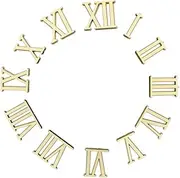 Hohopeti Electroplated Roman Numerals 2.3cm Wall Clock Numerals for Easy Time Display