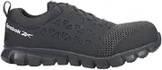 [Reebok] Work Men's RB4038 Sublite Cushion Work Athletic Composite Toe Shoe Grey Safety, 14, Grey, 14