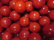 OPAQUE 1 INCH RED GAME / CHINESE CHECKER MEGA MARBLES 100 COUNT BAG