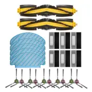 23PCS for Deebot Ozmo T8 T9 N8 Pro Robot Vacuum Cleaner Dust Bag Filter Disposable Mop Cloth Access As shown