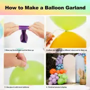 145Pcs Daisy Balloon Arch Garland Kit Decorative Balloon Arch Kit Colorful guxCQ