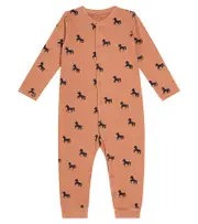 [Liewood] Liewood Baby Birk printed cotton-blend onesie M 12 black