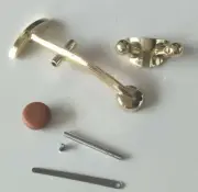 6set Baritone saxophone neck keys +rod screw + flet spring +pad