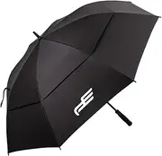Golf Umbrella Auto Open Umbrella 53.15inch Dia Fashion Vented Decorative Double Canopy Rain Umbrella for Outdoor Activities