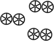 Zerodeko 2pcs Rotating Turntable Display Plate for Floor Mirror Mirror Turntable Platform Turntable Base Iron Frame for Long-Term Use