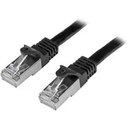 StarTech.com 0.5m Cat6 Patch Cable - Shielded (SFTP) Snagless Gigabit Network Patch Cable - Black - Deliver high-performance Gig