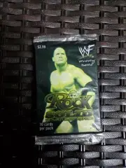 2000 WWF The Rock Solid Trading Card. 1 pack of unopened Comic images