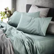 MyHouse Ashton Sheet Set - Sage - Super King