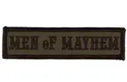 Men of Mayhem Camo Morale Patch for VELCRO® BRAND Hook Fasteners