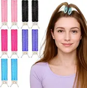 10Pcs Volumizing Hair Roller Clips for Women, Portable Root Clips for Instant Hair Volume & Curls, Lightweight Rollers for Hairs Volume for Fast Styling Tools All Hairs Types (Five Colors)