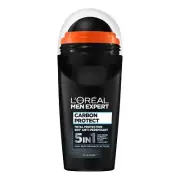 5x L'oreal Men Expert XXL Roll ON CARBON PROTECT 5 in 1 Deodorant