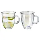 Circleware - Cafe Downton Radiance Pearl 400ml Coffee Mug Set of 2