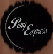 USA Plastic Lined Beer Crown Bottle Cap: Pony Express Brewing