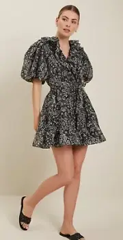 Seed Heritage Silk Blend Mini Dress SIZE 8 BNWT RRP $269.95