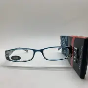 Y42 ICU EYEWEAR +1.25 READERS 7280040 1T Reading Glasses BLUE FLOWER