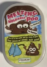 MELTING MOLDABLE POO EMOJI FUNNY JOKE NOVELTY POOP CRAP GIFT New