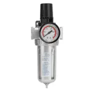 BSP 1/2" Air Filter Regulator - Air Compressor Moisture Water Trap Filter Reg...