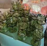 Fostoria Argus Green 20 Pieces