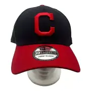 New Era 39Thirty Cleveland Indians MLB Baseball Flex Fitted Hat Cap Size L/XL