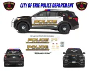 1/24 Scale City OF Erie PA Police 2022 Motormax FD Explorer Waterslide