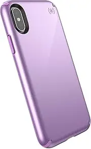 Speck Products Presidio Metallic iPhone Xs/iPhone X Case, Taro Purple Metallic/Haze Purple