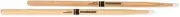 Promark Rebound Balance Hickory Drumsticks 5B - Nylon Tip (5-pack) Bundle